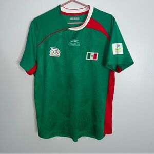 Mexico National Team 2004 Olympics Jersey Mens Medium Green Atletica Futbol